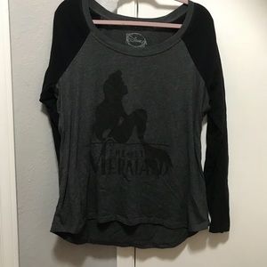 Torrid little mermaid baseball tee sz2